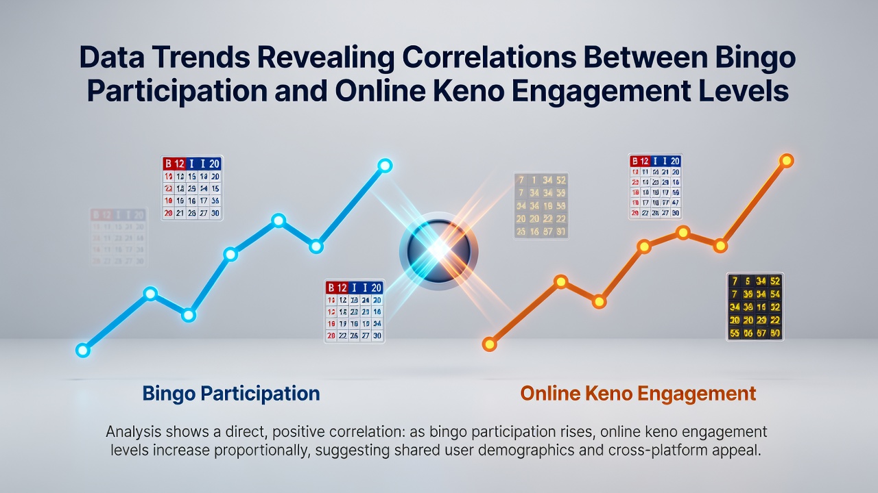 Chart displaying statistical overlaps in bingo and online keno player activity from 2024 to 2026