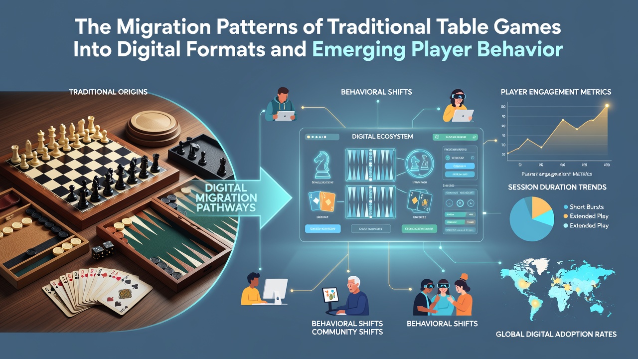 Players engaging with digital table games on mobile devices showing emerging behavior trends in online formats